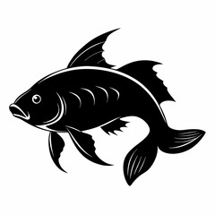 Carp Black silhouette