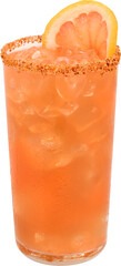 Transparent Paloma grapefruit drink cocktail high details - Ready to use Premium PNG Cutout isolated image