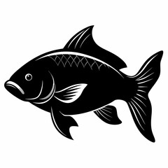 Carp Black silhouette