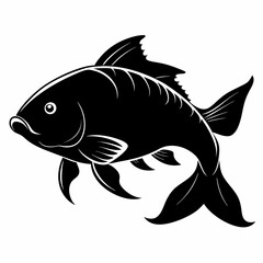 Carp Black silhouette