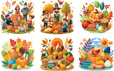 Thanksgiving vector design