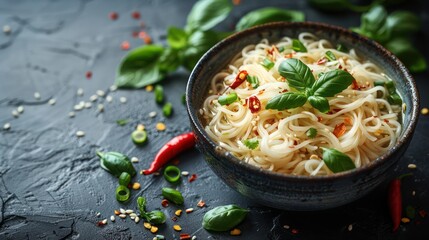 Vietnamese beef soup pho, Pho noodle, Vietnamese rice noodle, Soup Pho
