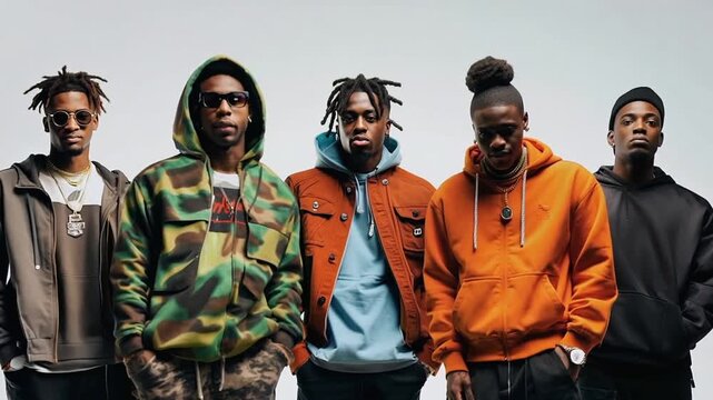 Rappers photoshoot with attitudes