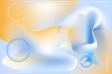 Background abstract soft screen Fluid holographic blurred round Iridescent minimalist style modern bright dynamic shapes Pearlescent mesh wallpaper design for brochures, posters, banners, cards, print