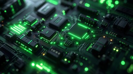 Green Circuit Board