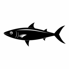 Fototapeta premium Sardine Black silhouette
