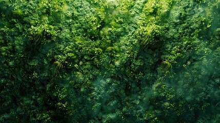 Abstract Moss Green background featuring natural, moss-like textures and deep green tones
