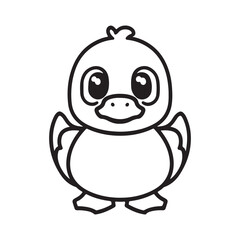 cute duck vector design