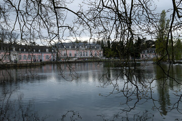 View of Benrath Castle in D&uuml;sseldorf in Germany.