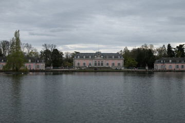 View of Benrath Castle in Düsseldorf in Germany.