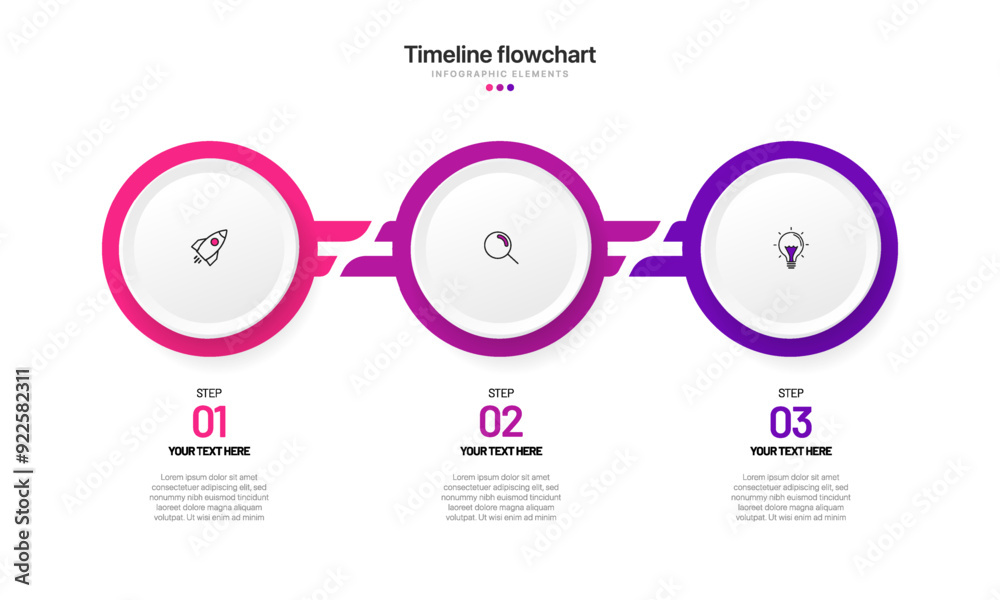 Poster timeline infographic design with options or steps. infographics for business concept. can be used fo
