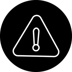 Danger warning icon. alert triangle warn sign in black flat and line vector isolated on transparent background. exclamation attention sign icon. Hazard attention alert, Risk symbol.