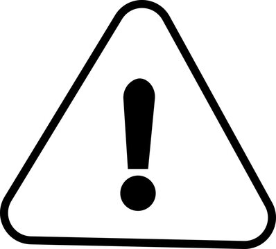 recommend clip art: Danger warning icon. alert triangle warn sign in black flat and line vector isolated on transparent background. exclamation attention sign icon. Hazard attention alert, Risk symbol.