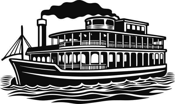 recommend clip art: illustration of a boat