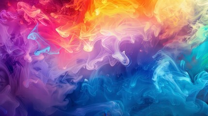 Fototapeta premium A vibrant abstract swirl of colors blending seamlessly.