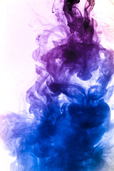 nube de humo color, envolvente aura, nube de gas, humo, humo negro, nubes, fondo abstracto, flotante, niebla, color azul, violeta