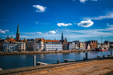 Fototapeta premium Skylines Lübeck Innenstadt 