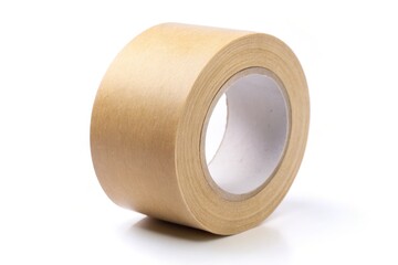 A roll of brown paper tape, representing packaging, sealing, and holding together. It symbolizes security, protection, and the completion of a task.
