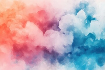 Fototapeta premium Abstract Watercolor Clouds