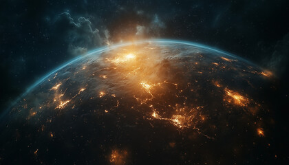 Obraz premium planet in space