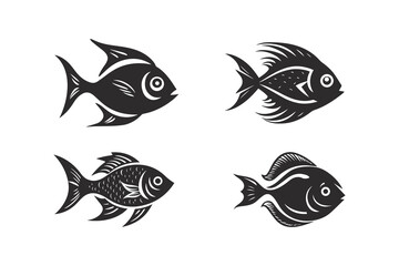 Vector illustration of a fish.