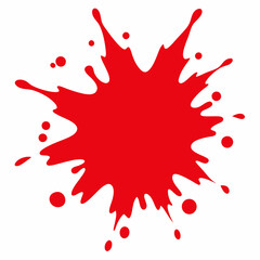 Orange splash effect  art vector illustration