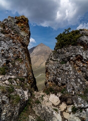 rock in the mountains