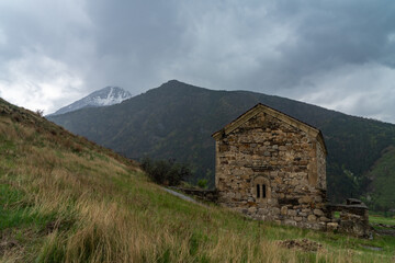 clouds over the mountains