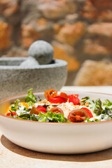 Pistachio Cashew Salmon Salad