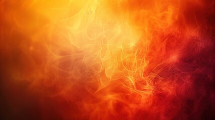Fiery abstract background with warm tones of orange and red, featuring dynamic swirling patterns resembling flames