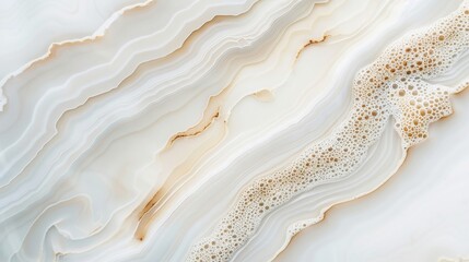 Fototapeta premium A painting of a white background with a swirl of yellow paint