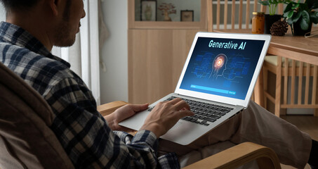 Generative AI virtual assistant tools for prompt engineer and user for ease of engage artificial intelligence AI technology help people to work with generative AI functions by prompting the AI snugly