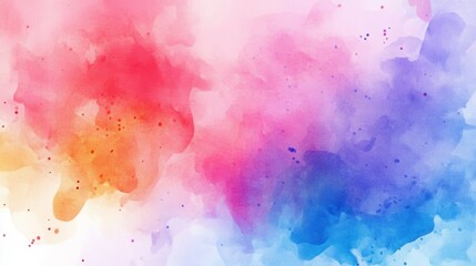 Vibrant Watercolor Splash
