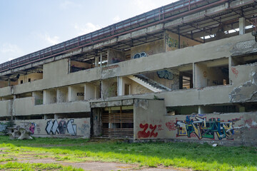Obraz premium abandoned factory building