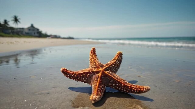 starfish on the beach
