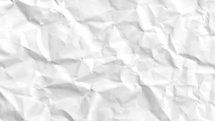 Texture of recycle white crumpled paper.