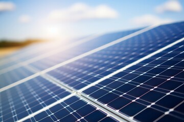 Cutting edge solar panels harnessing sunlight efficiently for superior energy production