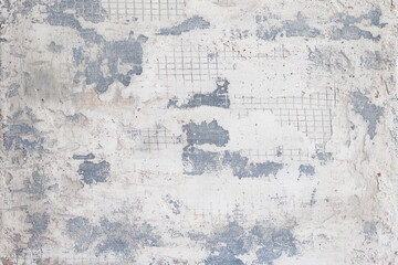 Abstract grey and blue textured concrete wall background