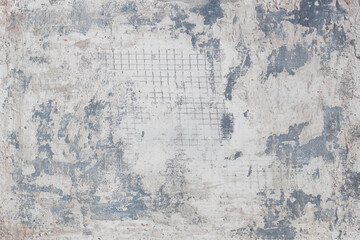Abstract grey and blue textured concrete wall background
