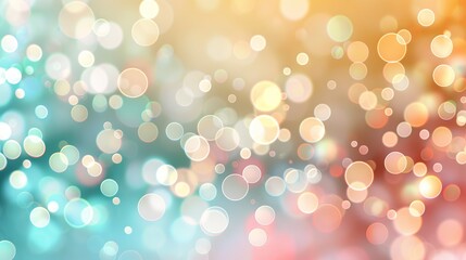 A blurry image of a blue and pink background with many small white dots