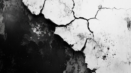 Fototapeta premium Abstract Black Ink Splatter on White Background