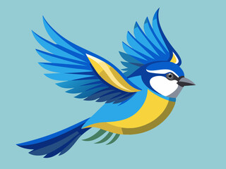 Mésange volante