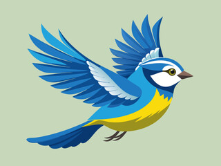 Mésange volante