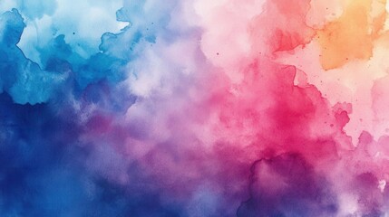 Colorful Abstract Watercolor