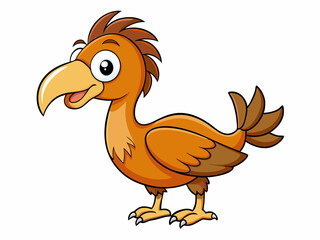 Dessin d’oiseau dodo de dessin animé © VectorVibe