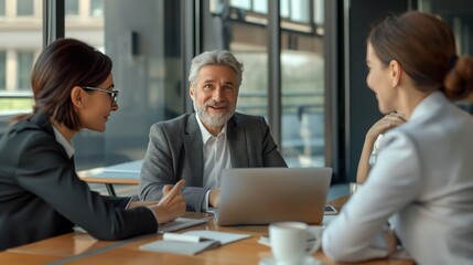 business people working at meeting