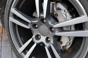 Fototapeta premium Car wheel