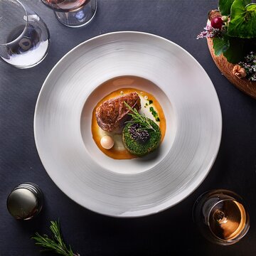 lta Cocina: Fotograf&iacute;a de Plato Gourmet en Estilo Moderno