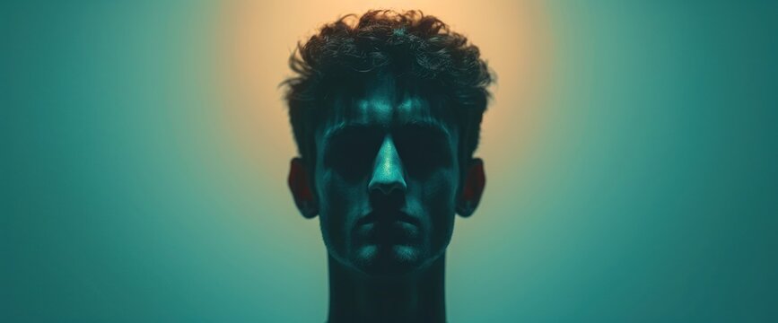 Shadowy zombie customer, ratting nearby, no text, dark lighting