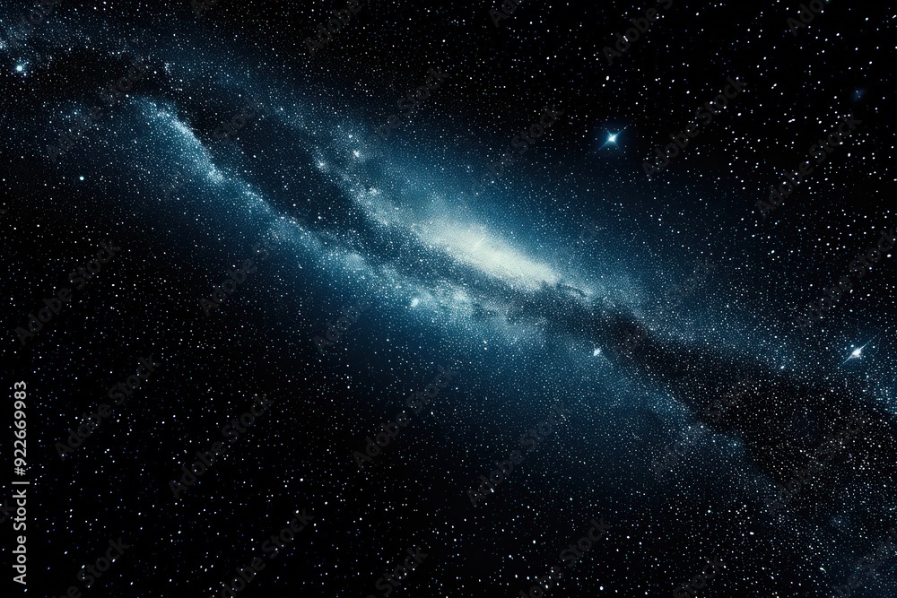 Wall mural an image capturing the sense of connection between earth and the universe, as we look up at the nigh